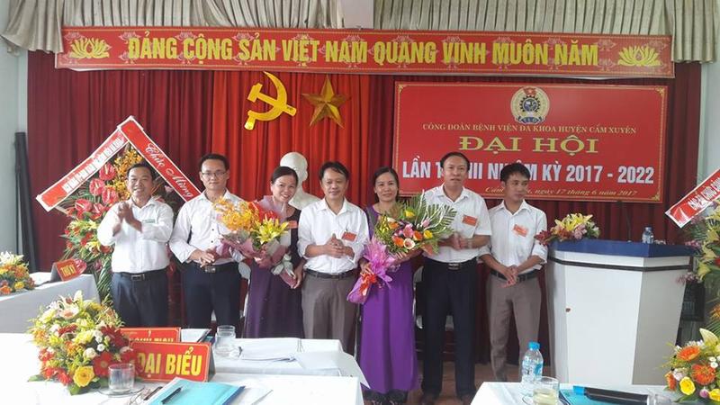 Đại hội Công đoàn cơ sở Bệnh Viện Đa Khoa Huyện Cẩm Xuyên lần thứ III Nhiệm kỳ 2017-2022