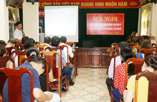Tập huấn hướng dẫn quản lý hoạt động các cơ sở massage, cơ sở thẩm mỹ