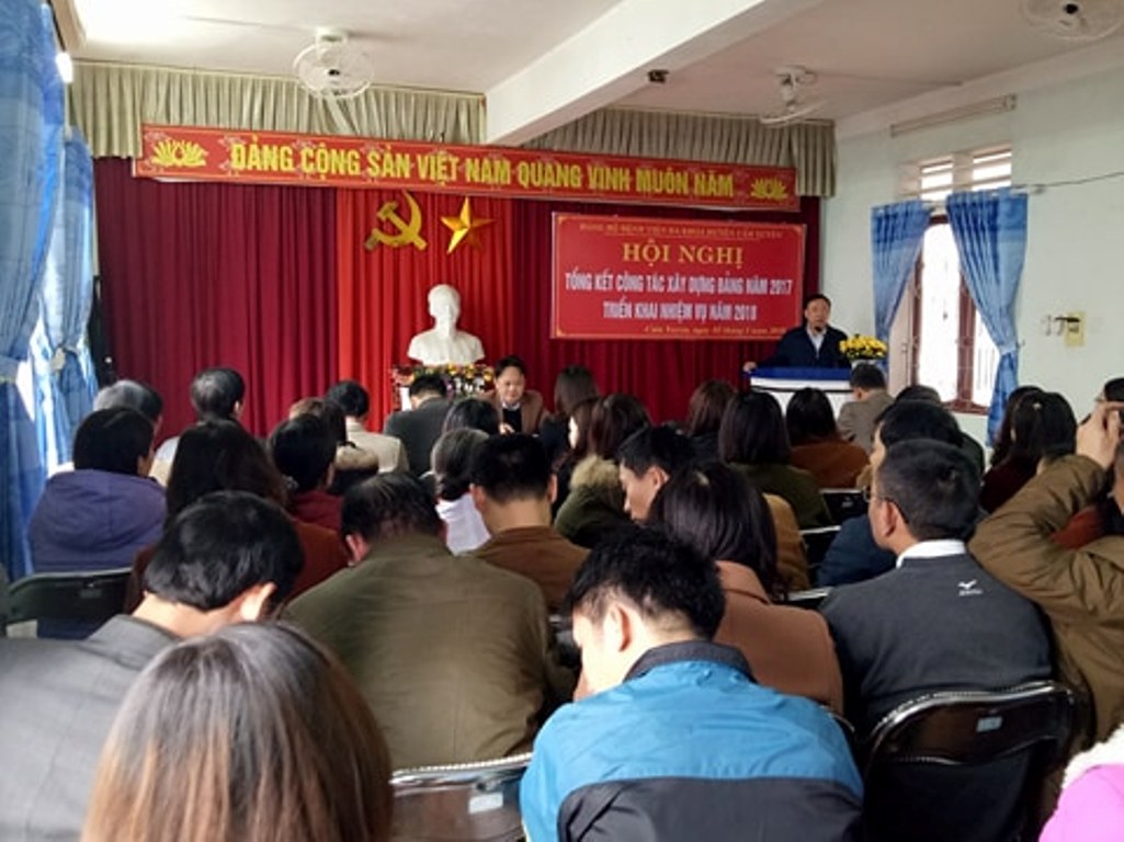 Tổng kết công tác xây dựng  Đảng năm 2017 và triển khai phương hướng nhiệm vụ, giải pháp năm 2018