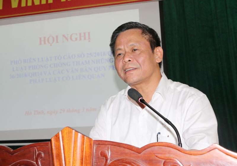 Phổ biến Luật tố cáo số 25/2018/QH14, Luật phòng, chống tham nhũng số 36/2018/QH14 và các văn bản quy phạm pháp luật có liên quan