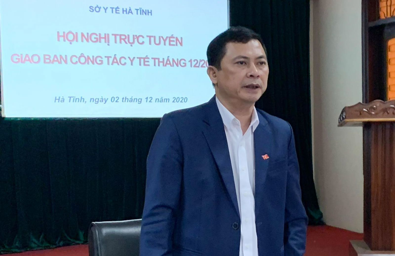 Hội nghị trực tuyến giao ban công tác y tế tháng 12/2020.