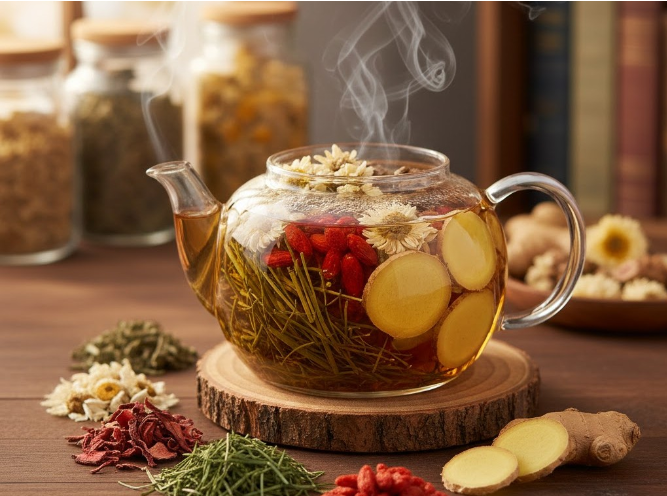 Một loại trà kết hợp 5 loại thảo mộc giúp mái tóc khỏe đẹp