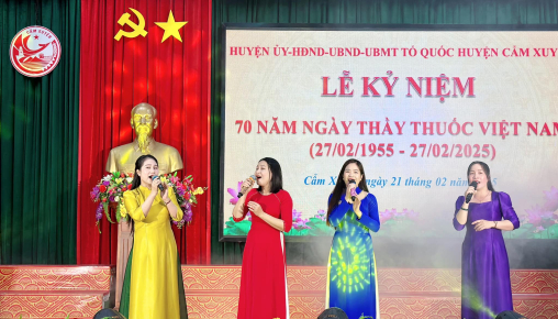 Múa hát chào mừng ngày 27/02/25